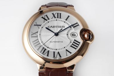 AF Factory 2024 Best Replica Cartier Ballon Bleu 316L Stainless Steel plated Rose Gold Case & Bezel Watch